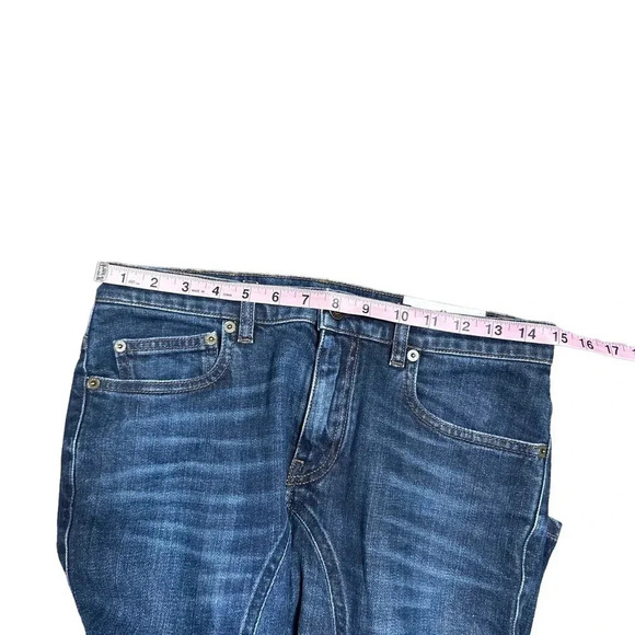 Belstaff Eastham Low Waist Slim Leg Blue Moto Denim Jeans Mens 28 - Picture 7 of 11